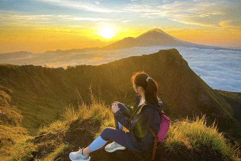 FROM UBUD: Mount Batur Sunrise Hiking With Breakfast Ticket For Hot Spring ( Meeting Point )
