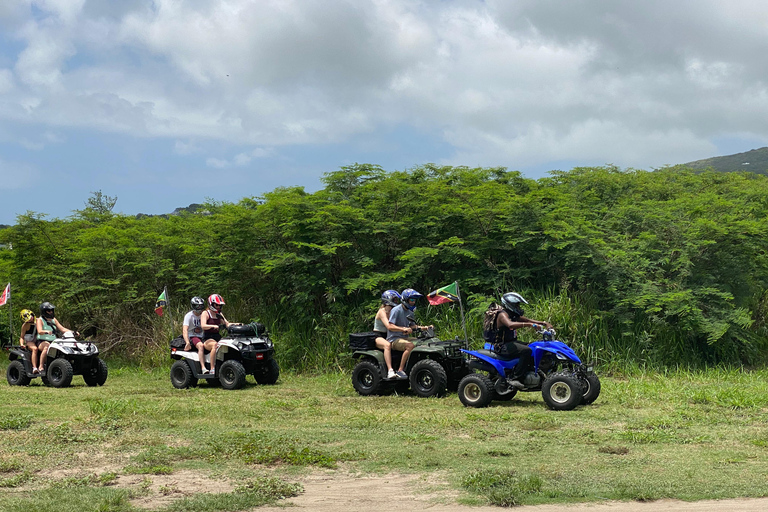 Saint-Kitts : quad à travers les collines et les plages de la péninsule sud-estSaint-Kitts : excursion en quad à travers les collines et les plages de la péninsule sud-est
