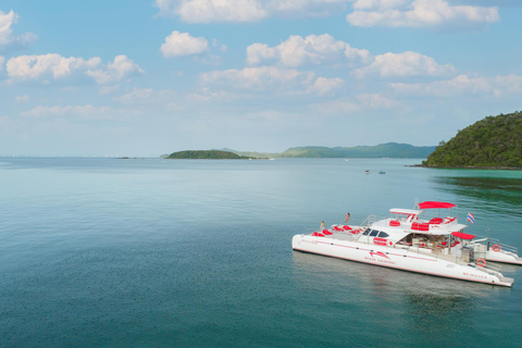 Pattaya: excursión de un día a 2 islas en catamarán con almuerzo