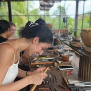Seminyak: Silver & Brass Jewelry Class with Gold Plating Option