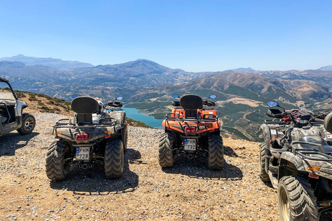 From Rethymno: Half-Day Quad Bike Safari Quad Safari for 1 Driver + 1 Passenger