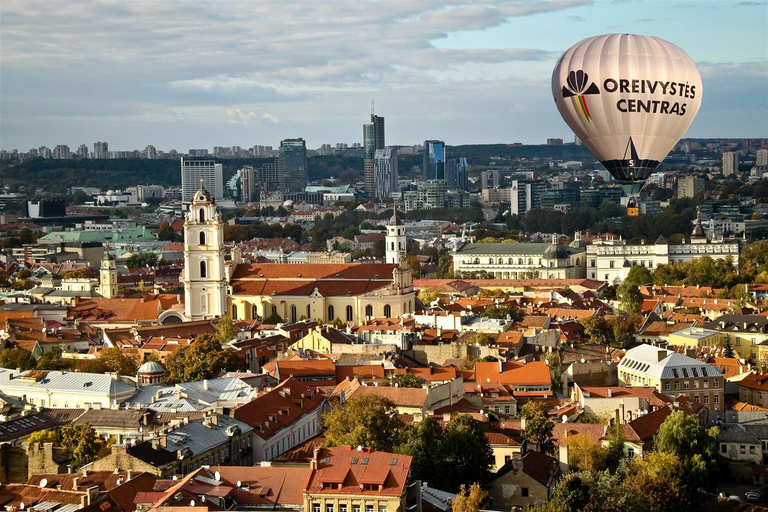 Vilnius eller Trakai: Flyg med varmluftsballong