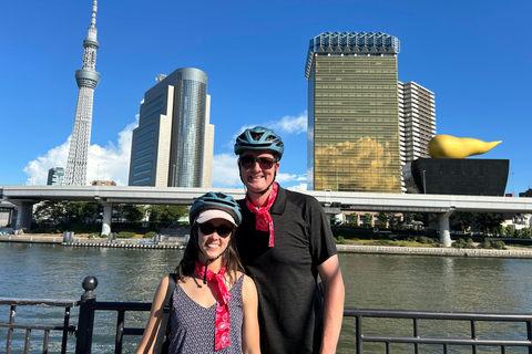 Enjoy local Tokyo E-assist Bicycle tour, 3-Hour Small GroupGeniet van de lokale Tokio E-assist fietstour, 3 uur in een kleine groep