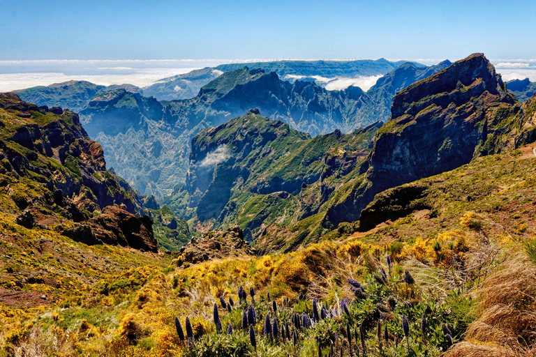 Madeira: Pico Arieiro to Pico Ruivo Guided Hiking Tour Pickup Ponta do Sol