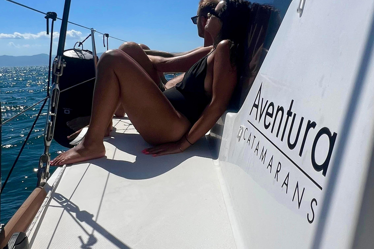 Cagliari: Catamaran Tour, Swimming, Snorkeling, & Prosecco Cagliari: Sailing Tour with Snorkeling and a Prosecco Toast