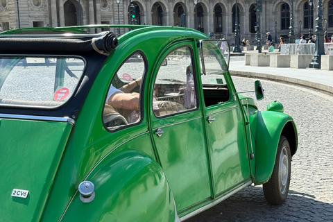 Paris: Tour of the Must-See Monuments by 2CV (1 hour) Paris: Tour of the Must-See Monuments by 2CV (2 hours)