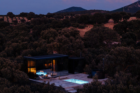 Starlight Stargazing Night in a Mirror House