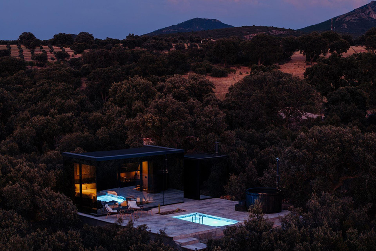 Starlight Stargazing Night in a Mirror House