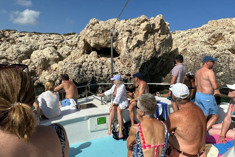 Ayia Napa: Blue Lagoon &amp; Schildpaddencruise met optionele lunch