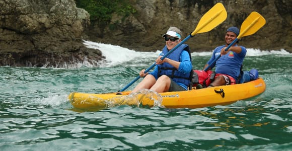 Ocean Kayaking and Snorkeling at Playa Bienzans