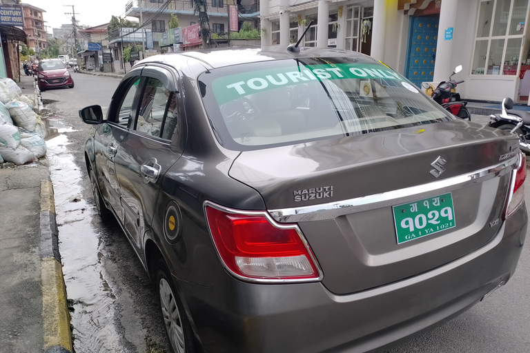 De Pokhara: Carro particular de luxo para KathmanduTour privado