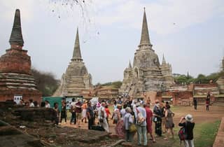 Die Farben von Ayutthaya: UNESCO-Kulturerbe 6 Stunden Fahrradtour
