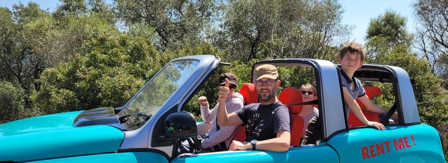 Depuis Nice : visite guidée de Monaco et Èze en cabriolet électrique