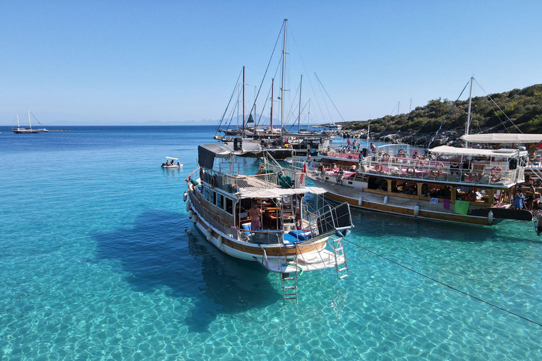 Bodrum: Orak Island Full-Day Boat Trip with Swimming & Lunch Trip with Hotel Pickup and Drop-off