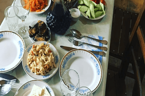 Stephantsminda: Georgian Food Workshop at local family