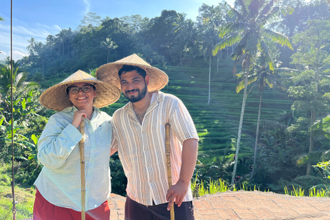 Ubud: Private Half-Day Tour Rice Terrace, Temple & Waterfall Private Ubud Half-Day Tour (Without Entrance Ticket)