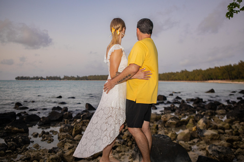 Professionelles Fotoshooting am Mont Choisy Strand - Mauritius