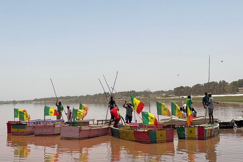 Dakar: Pink Lake Tour with Quad Bike + Pirogue and Lunch Included Dakar: Tour to the Pink Lake with Quad + Pirogue and Lunch included
