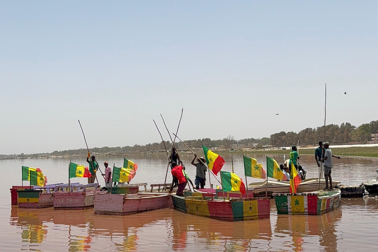 Dakar: Pink Lake Tour with Quad Bike + Pirogue and Lunch Included Dakar: Tour to the Pink Lake with Quad + Pirogue and Lunch included