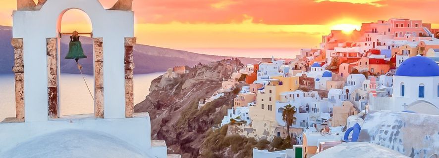 Santorini: Traditional Sightseeing Bus Tour with Oia Sunset
