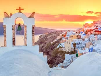 Santorini: Tour tradizionale in autobus con tramonto a Oia