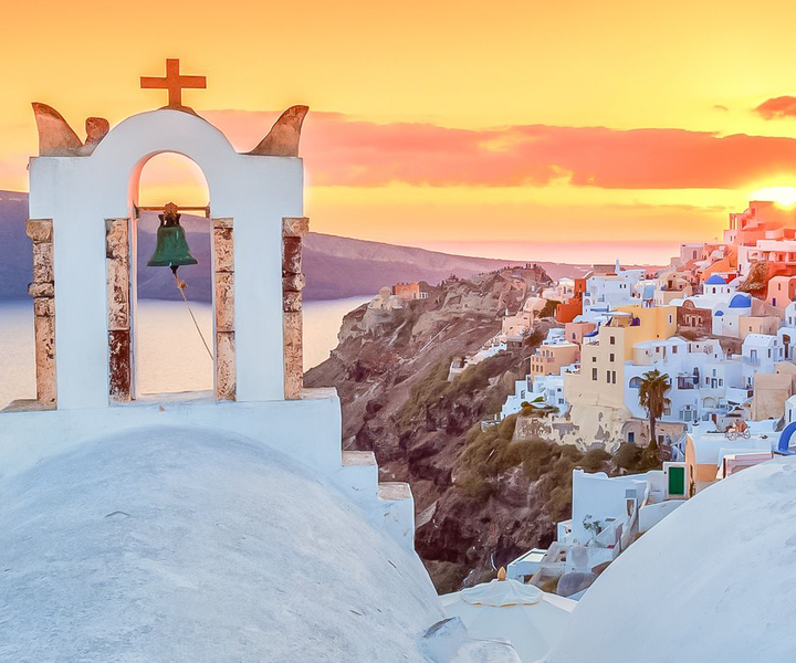 Santorini: Traditional Sightseeing Bus Tour with Oia Sunset
