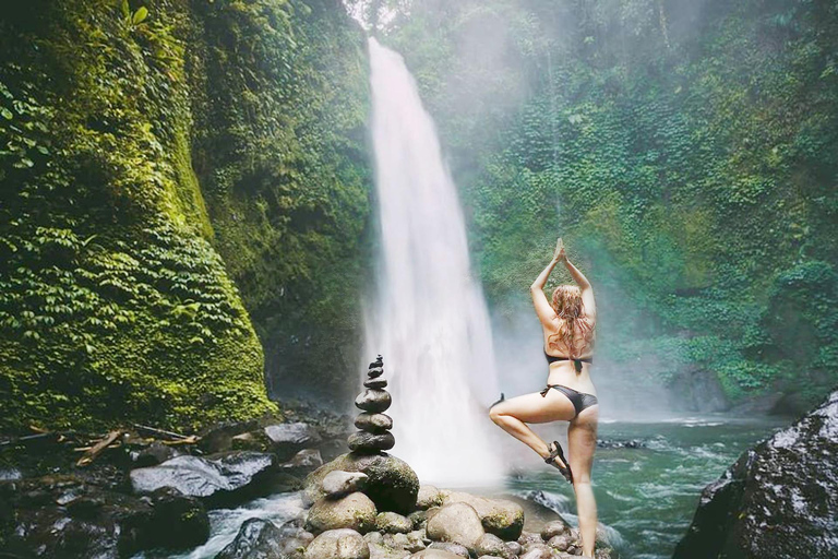 Bali : Visite d&#039;une jounée à la cascade de Nungnung, Tanah Lot TampleVisite privée d&#039;une jounée SANS billet d&#039;entrée