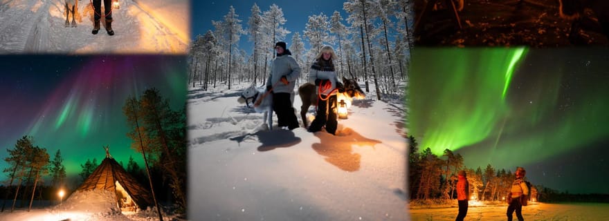 Ranua : parc d'activités Lupland Aurora – Aventure nocturne