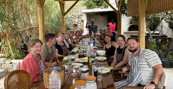 Melanes : ferme Perivoli et cuisine au feu de bois