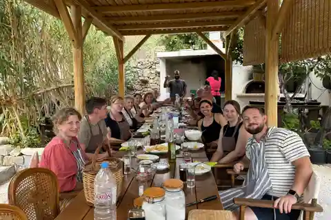 Melanes: Naxos Perivoli Farm & Cooking Class with Wood Fire