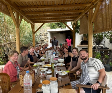 Melanes: Naxos Perivoli Farm & Cooking Class with Wood Fire