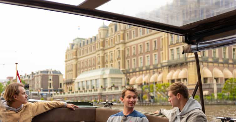 Amsterdam: Covered Heated Canal Cruise with Bitterballen