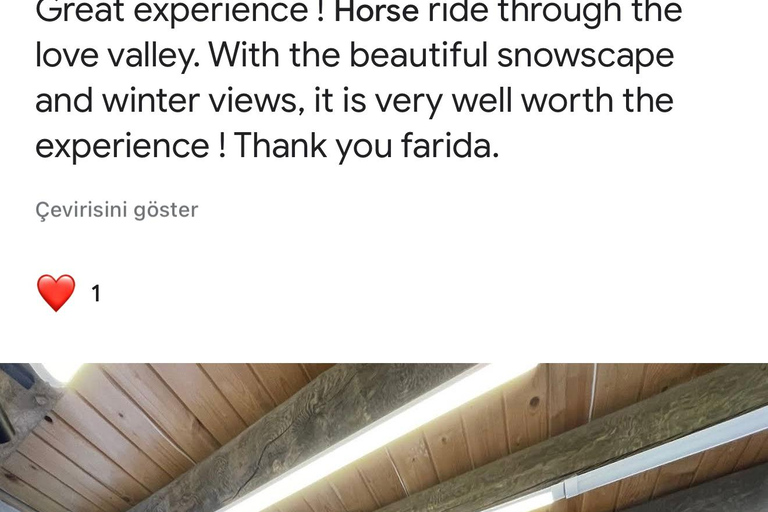 Kapadocja: przejażdżka konna po Dolinie MiłościCappadocia: Love Valley Horseback Riding Tour