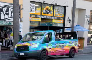 Los Angeles: Prominente Häuser und Hollywood Open-Air Bustour