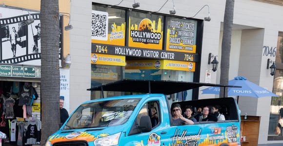 Los Angeles: Prominente Häuser und Hollywood Open-Air Bustour