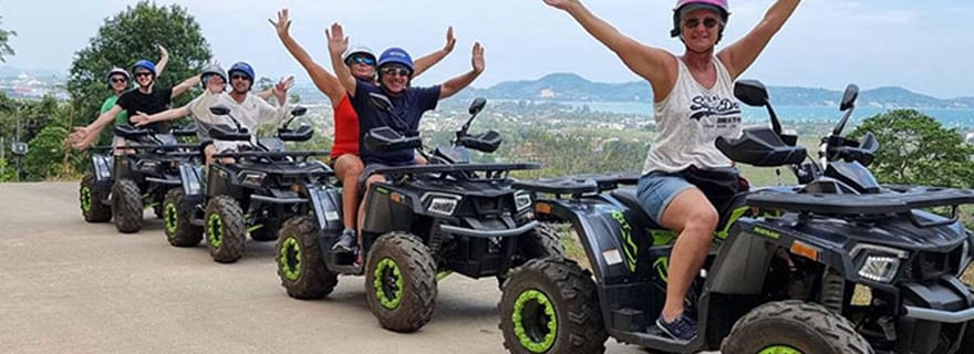 Phuket : tyrolienne Skyline Kamala et excursion en quad