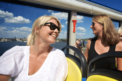 Stockholm: 24 hour Hop On-Hop Off Bus Tour