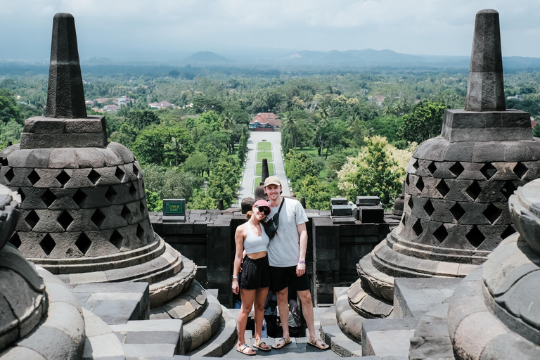 Yogyakarta: Borobudur & Prambanan Temple Tour & Transfer Shared Borobudur & Prambanan Temple Tour with Transport