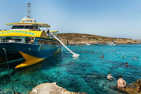 Malta: Gozo & Comino Islands, Blue Lagoon & Seacaves Tour Comino and Gozo islands with Bus to Gozo's capital