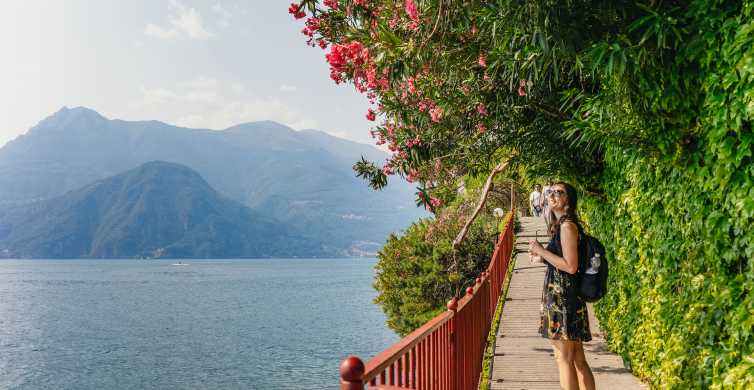 De Milão: Lago Como e Bellagio em excursão de ônibus e passeio de barco particular