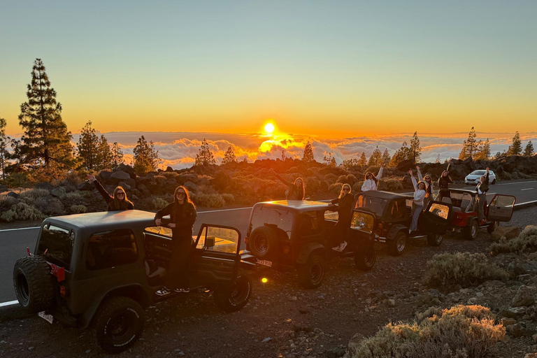 Tenerife: Jeep Wrangler Tour to Mount Teide, Day and Sunset