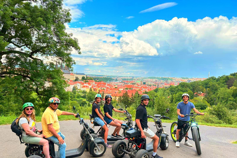 Prague: Heart of Prague Electric Tricycle Scooter Tour 30-Minute Lesser Quarter Tour with English-Speaking Guide