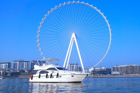 Dubai: Private Luxury Cruise on a Stylish 50ft Yacht 7-Hour Private Atlantis & Burj Al Arab & JBR Cruise