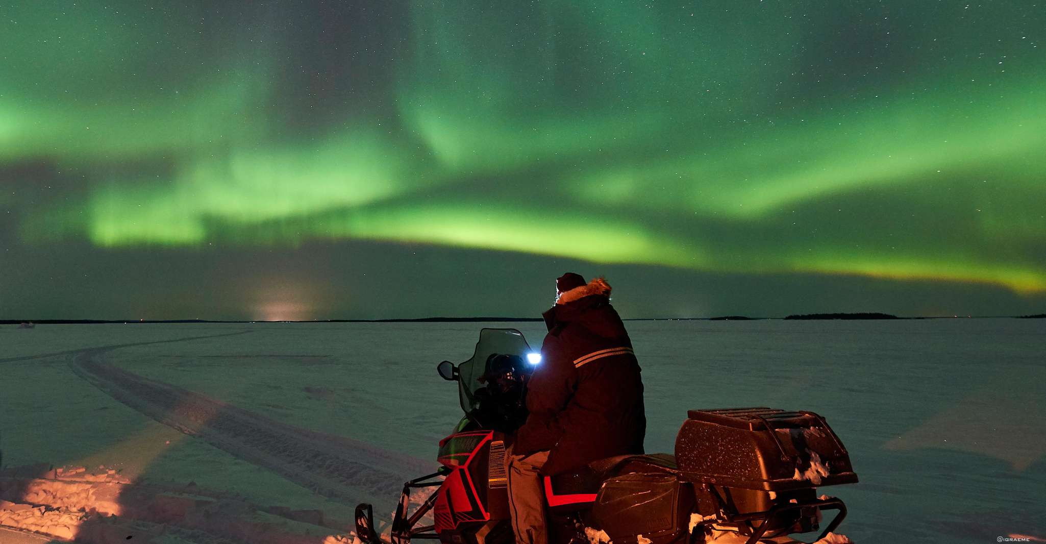 Luleå , Northern lights snowmobile tour - Housity