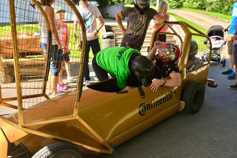 Latvia Bobsleigh and luge track ride experience (Summer Bob) Summer bob