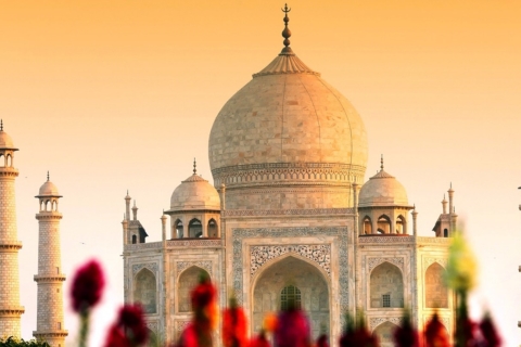 Desde Bombay: Amanecer en el Taj Mahal de Agra con el Templo de Lord ShivaServicio sólo en Agra: Coche Privado + Guía