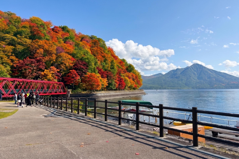 From Sapporo: Hoheikyo Dam, Jozankei & Lake Shikotsu Tour Shared Tour, Meet at Sapporo Station