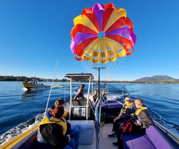 Taupo: Solo, Tandem, or Trio Parasailing Flights