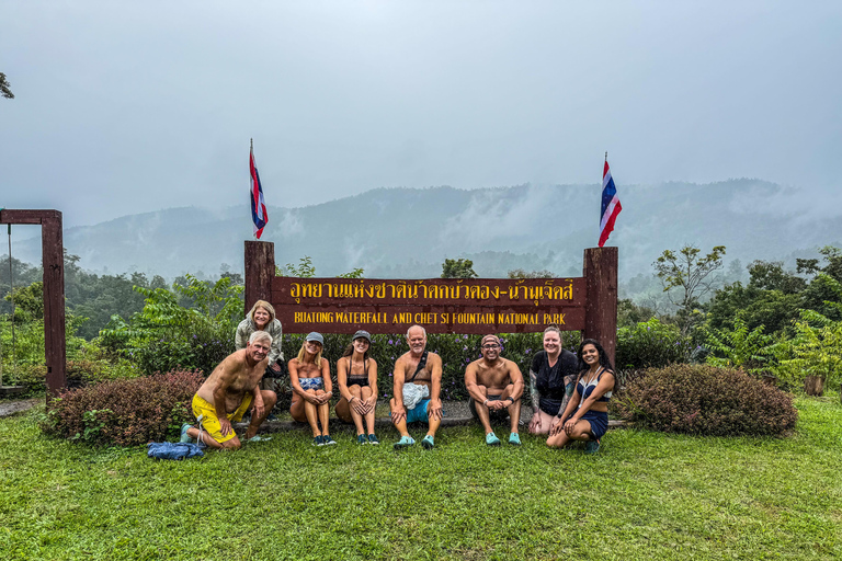Chiang Mai: Sticky Waterfalls, Cave, and Lunch at Village Join-in With Lunch