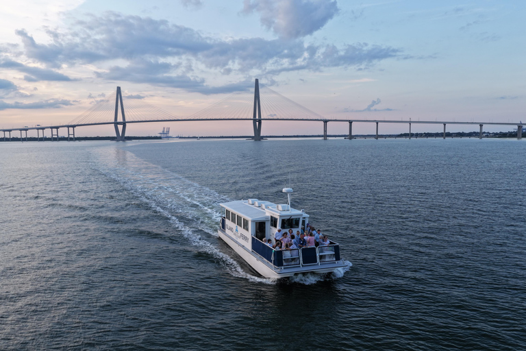 Charleston: Sunset Harbor Cruise with Wildlife Views